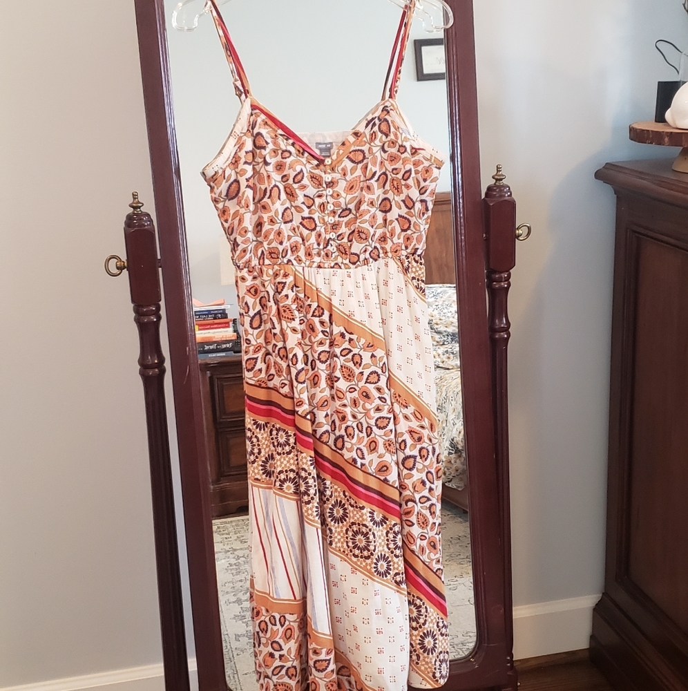 Aerie Patch Work Dress, Medium
